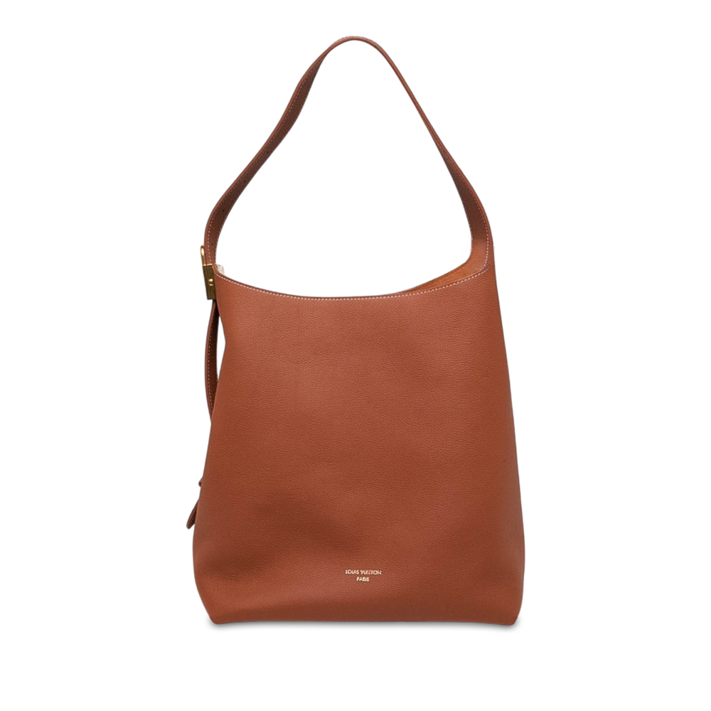 Pre-Loved Louis Vuitton Grained Calfskin Low Key Hobo MM